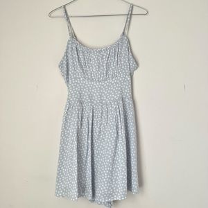 Blue flowy romper